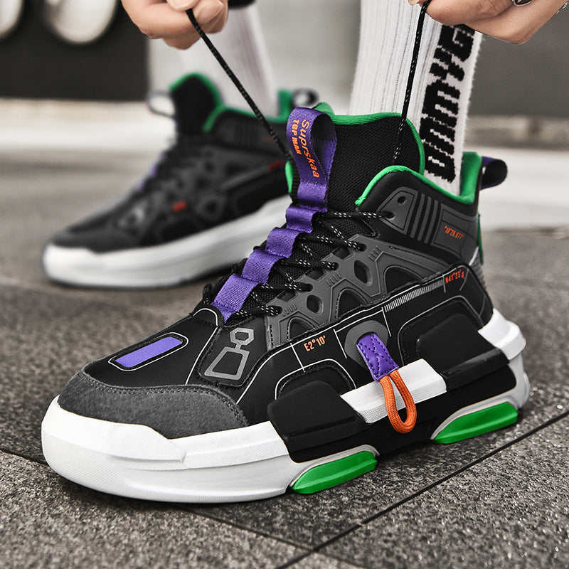 High-top Fashion Casual Trend Sports Men Board Shoes