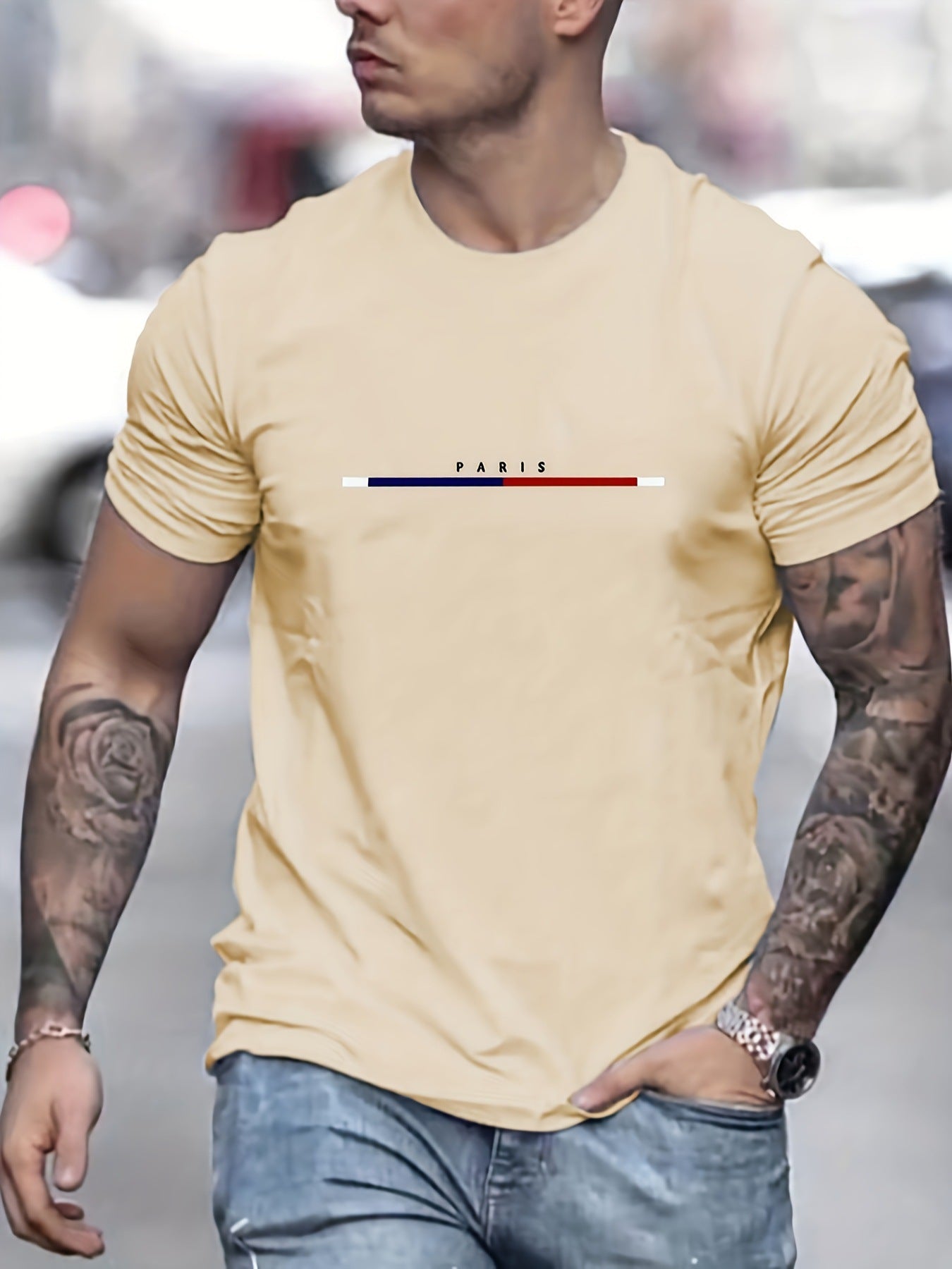 Men's Fashion Personality Cotton T-shirt