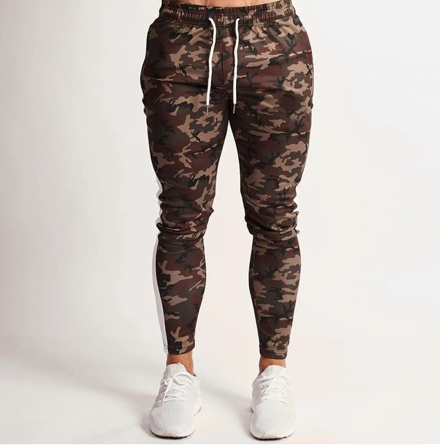 Men's camouflage track pants