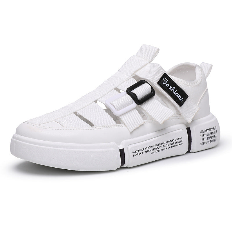 Hollow Out Sports Leisure Low - Help Lazy Men Board Shoes