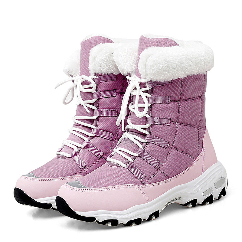 Moipheng Ankle Boots For Women Winter Shoes Keep Warm