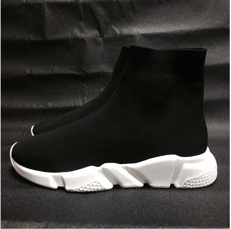 Foreign trade cross-border couples stretch socks shoes Korean version of ulzzang tide wild color casual shoes warm men and women boots