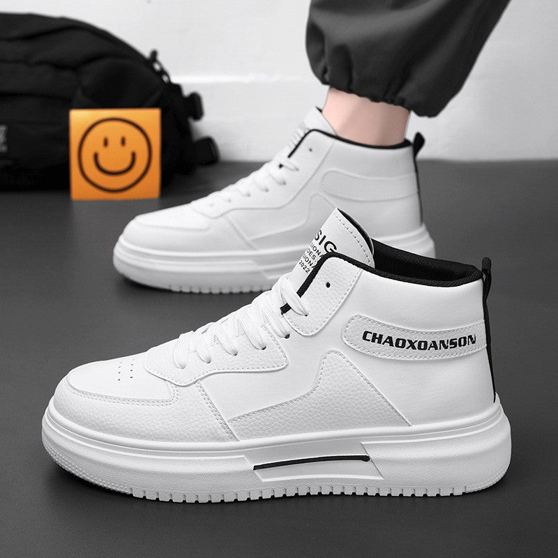 Autumn New Casual Versatile Breathable White Shoes For Men