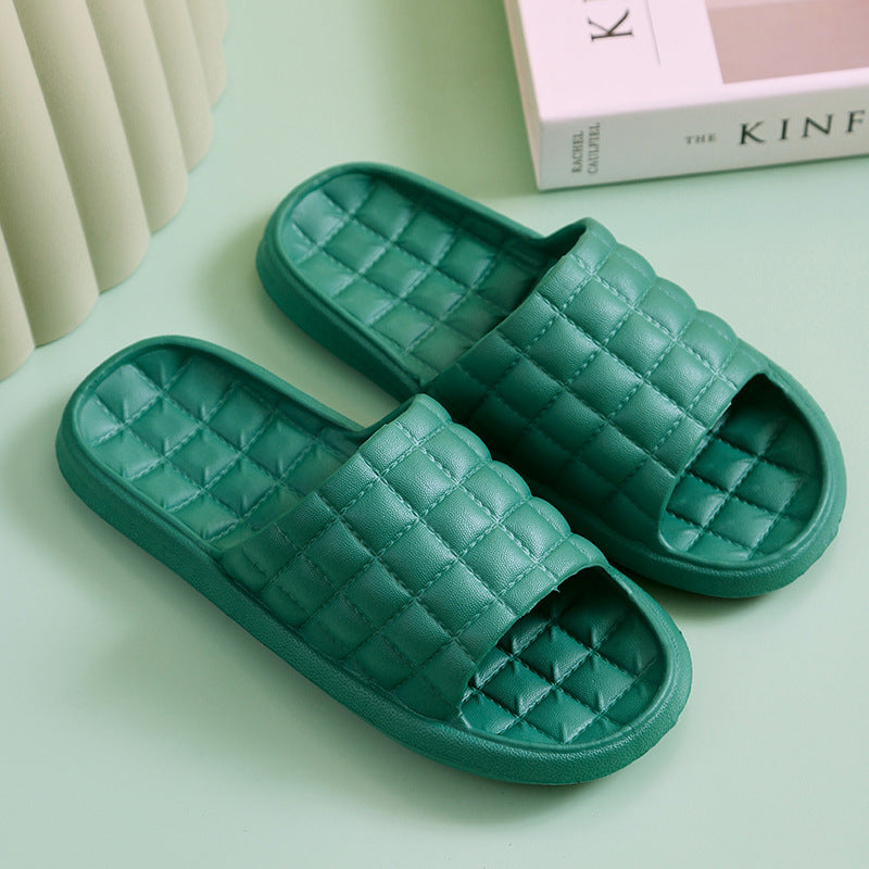 Couple Summer Slippers Bathroom Non-Slip Home Shoes Men And Women