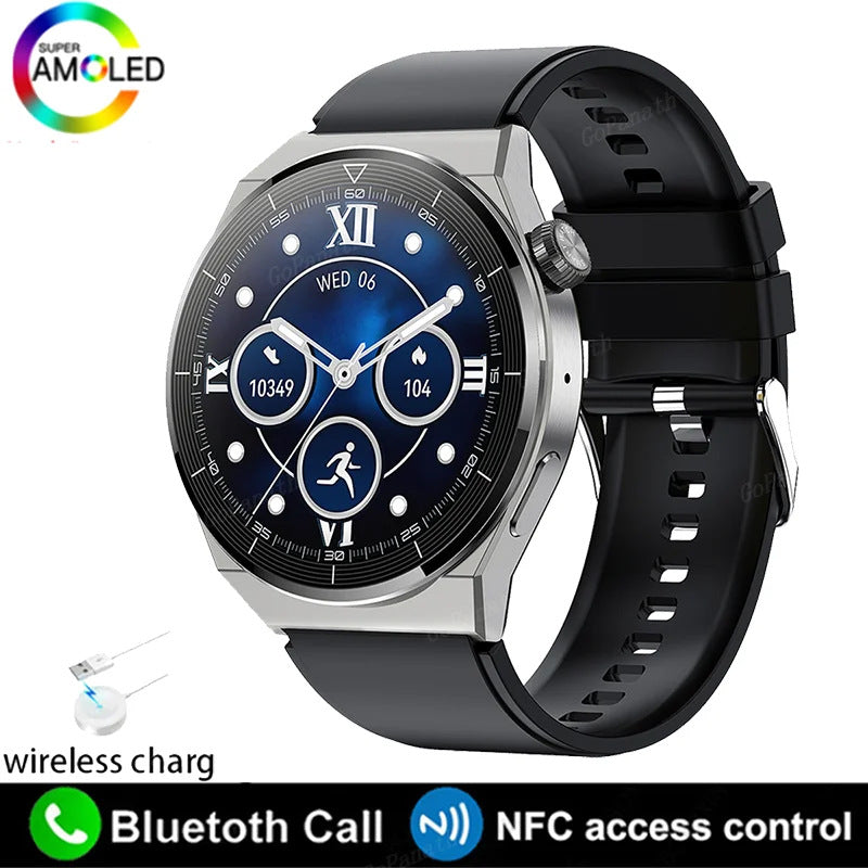 Fashion HD Large Round Screen Heart Rate GT3 Pro Multi-function Sport Smart Watch